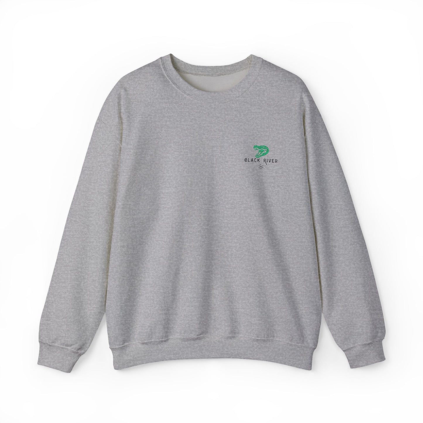 Black River Crewneck Sweatshirt - Cozy Fall Fashion & Casual Gift