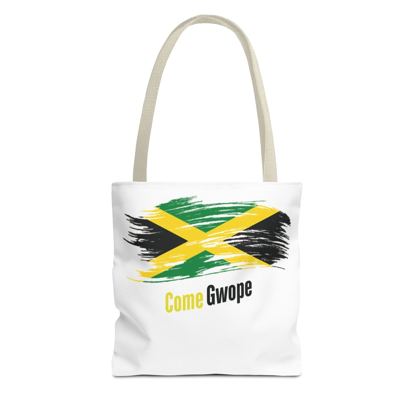 Jamaican Pride Tote Bag - Come Gwope Design for Festivals and Everyday Use