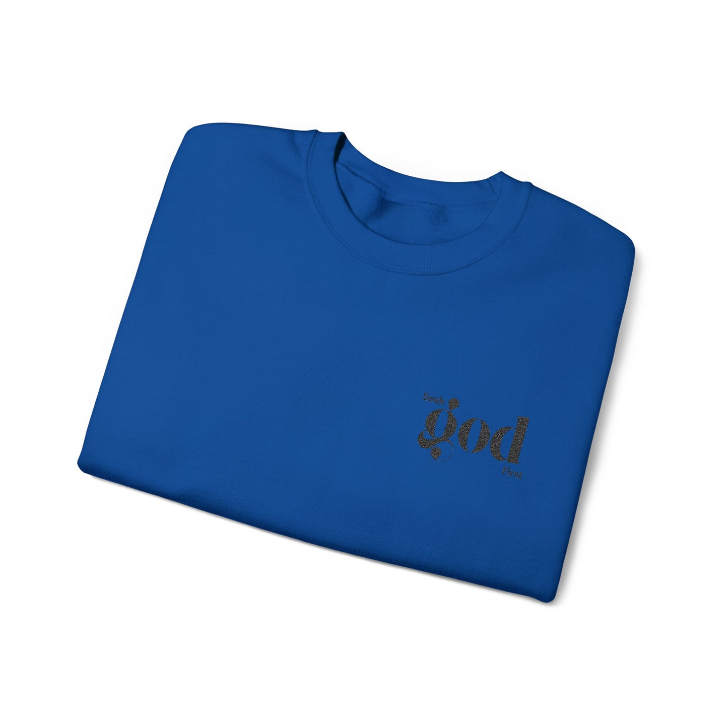 Seek God First Embroidered Unisex Crewneck Sweatshirt