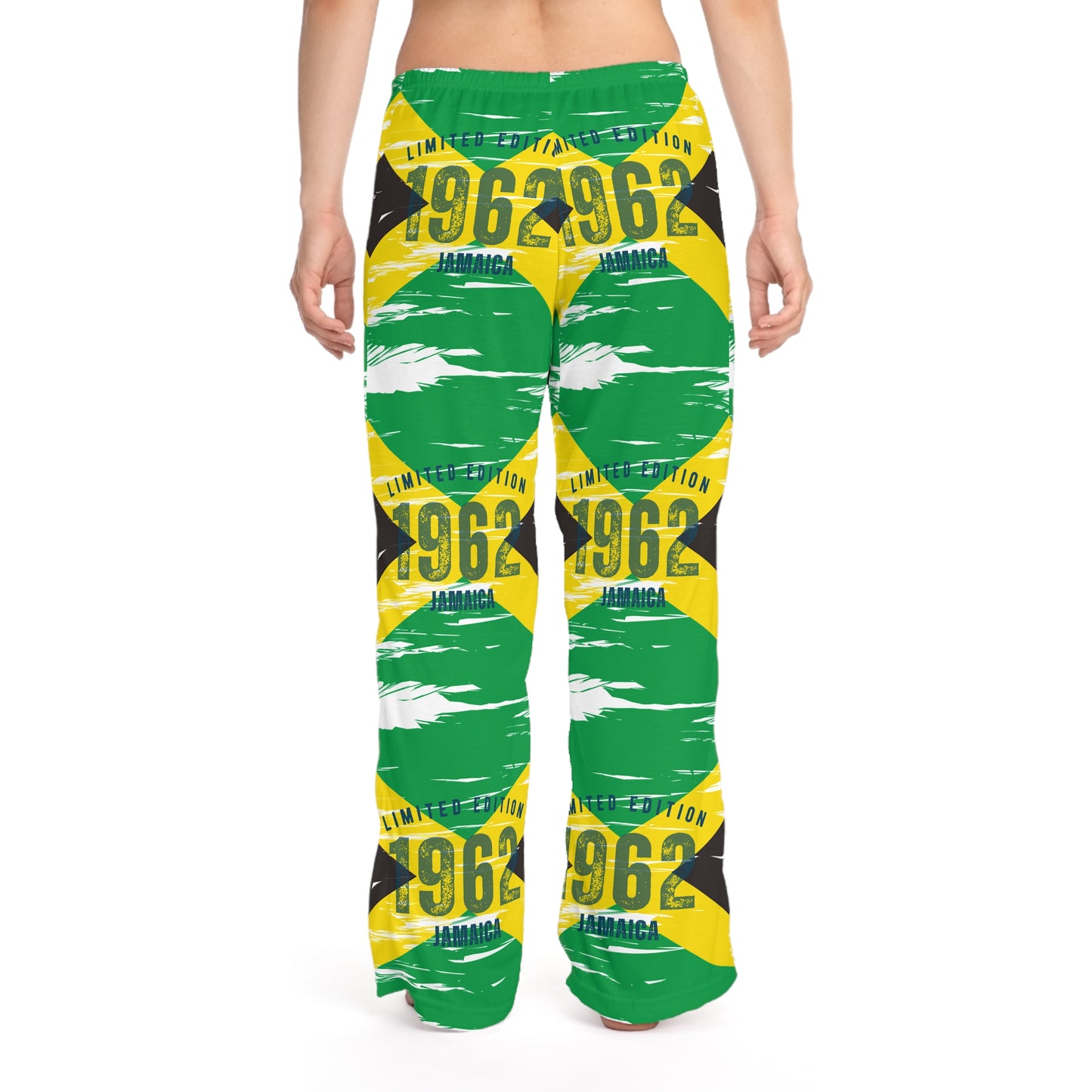 Jamaica 1962 Women's Pajama Pants, Cozy Sleepwear, Relaxation Pants, Gift for Her, Floral Loungewear