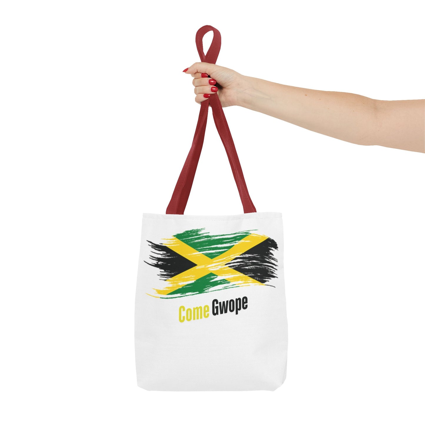 Jamaican Pride Tote Bag - Come Gwope Design for Festivals and Everyday Use