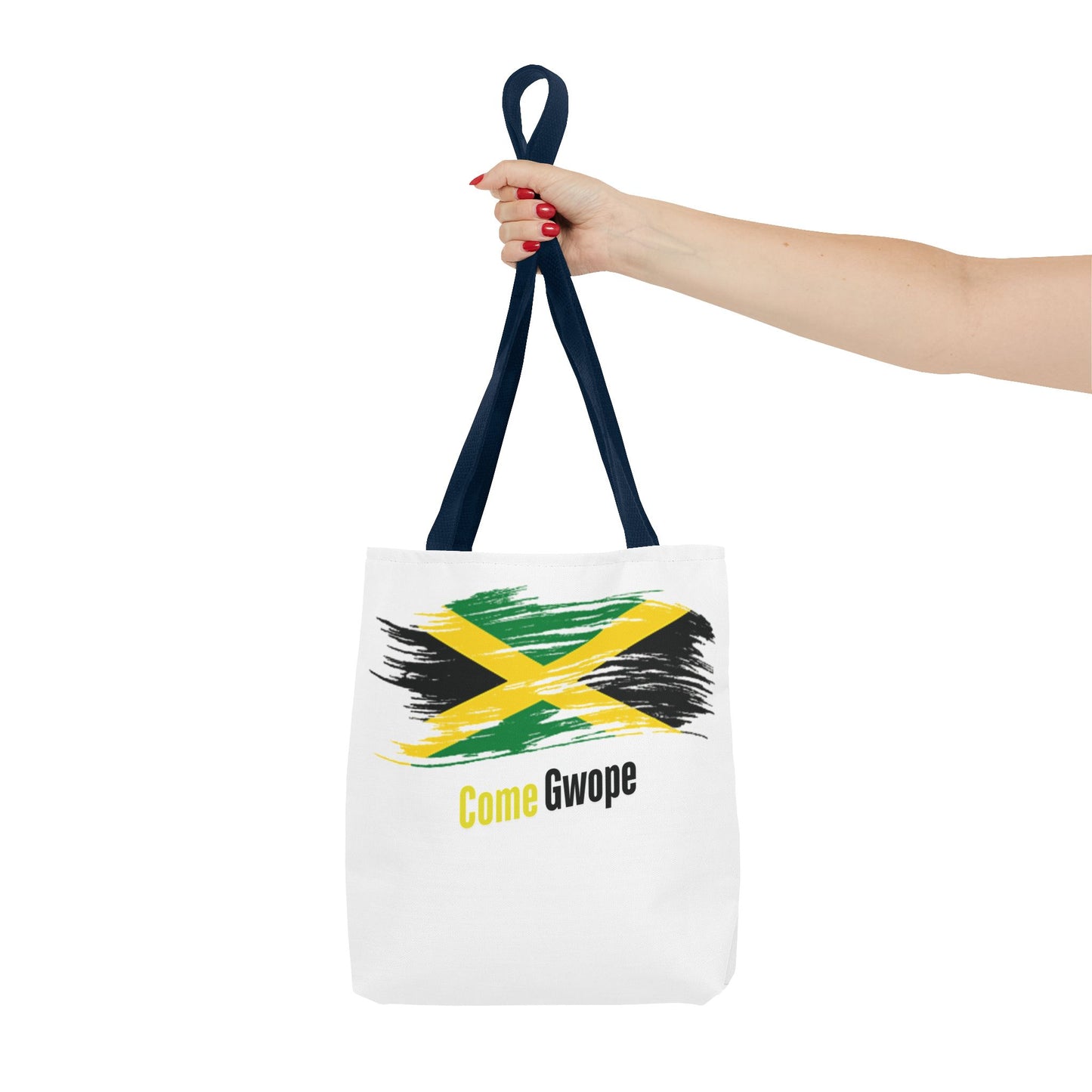 Jamaican Pride Tote Bag - Come Gwope Design for Festivals and Everyday Use