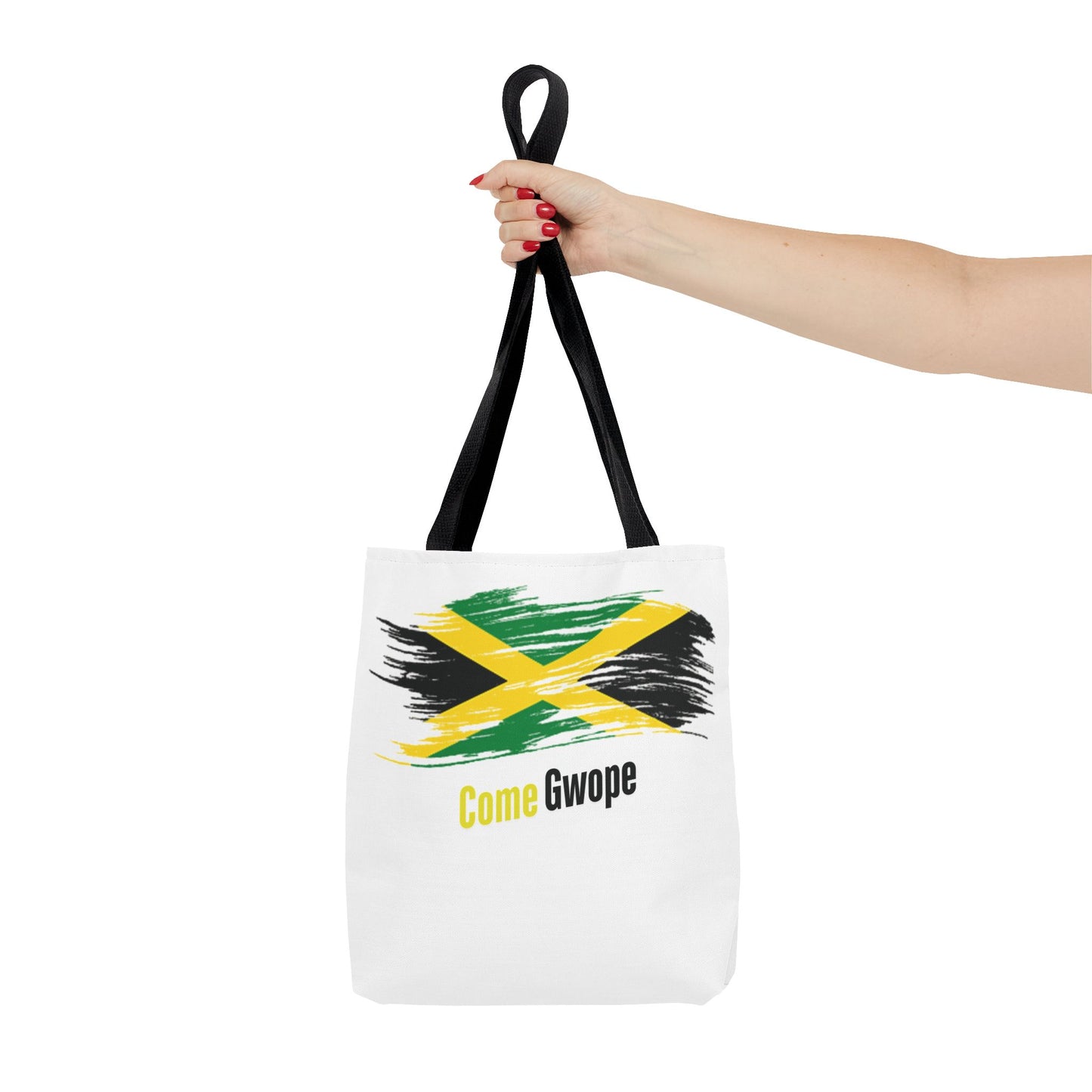Jamaican Pride Tote Bag - Come Gwope Design for Festivals and Everyday Use