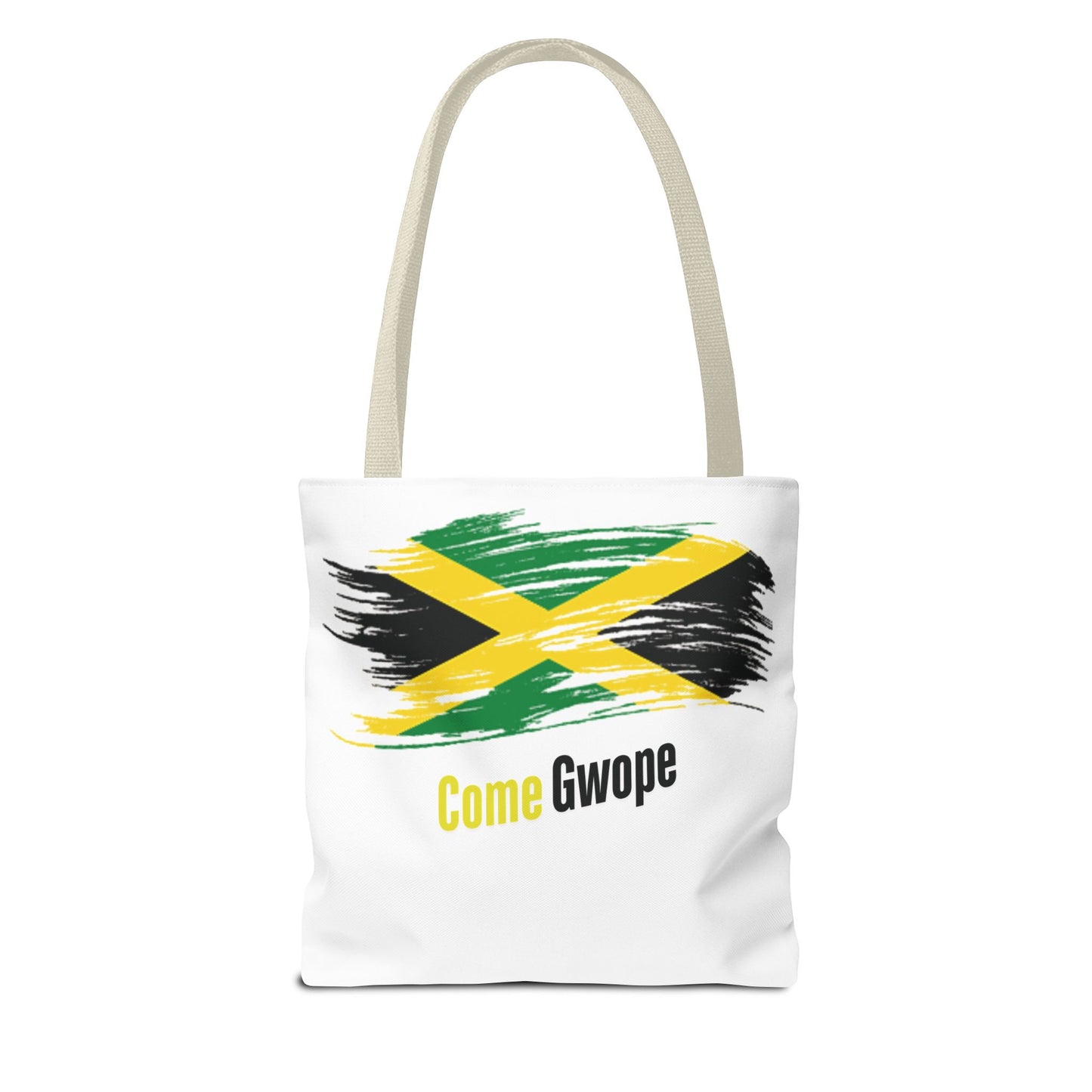 Jamaican Pride Tote Bag - Come Gwope Design for Festivals and Everyday Use
