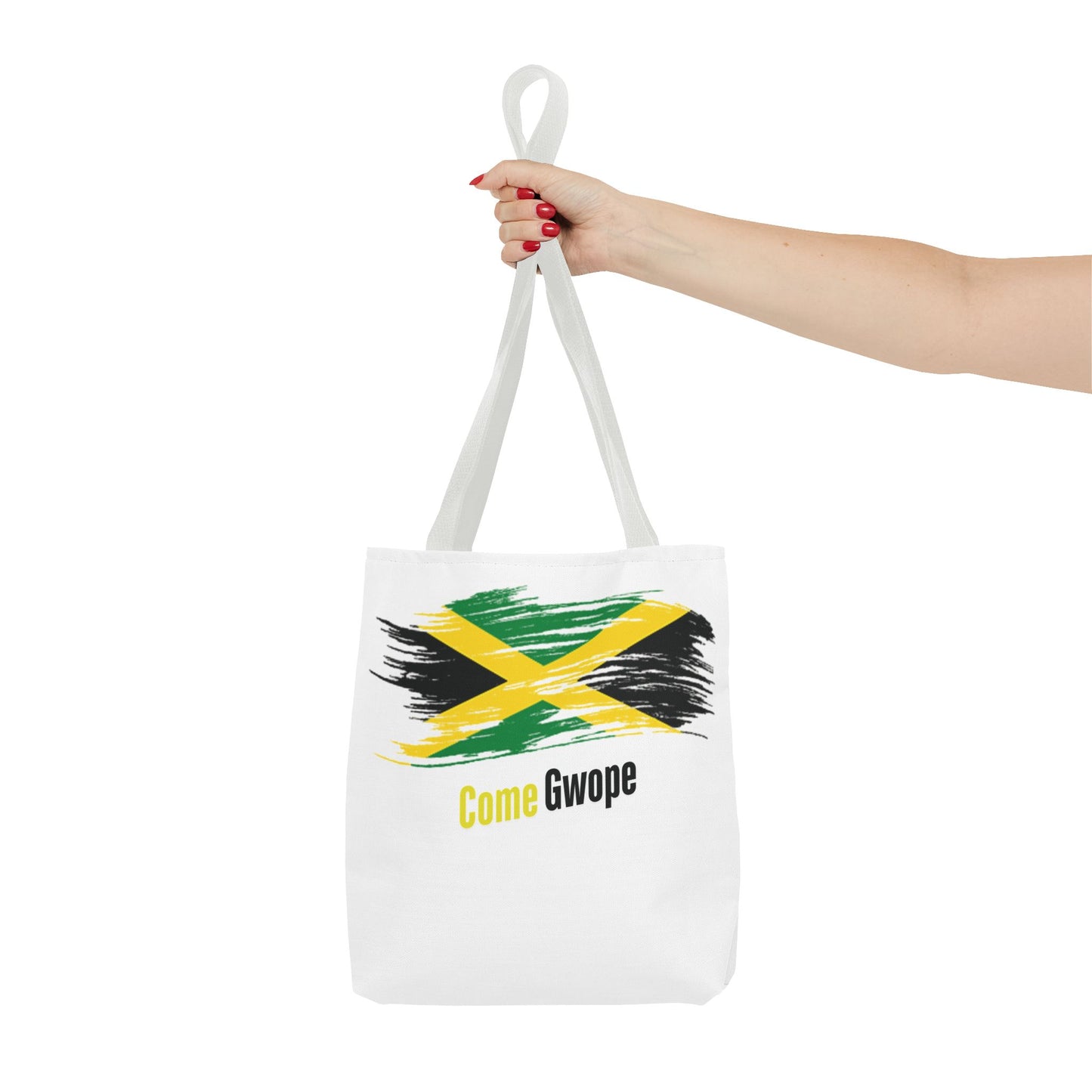 Jamaican Pride Tote Bag - Come Gwope Design for Festivals and Everyday Use