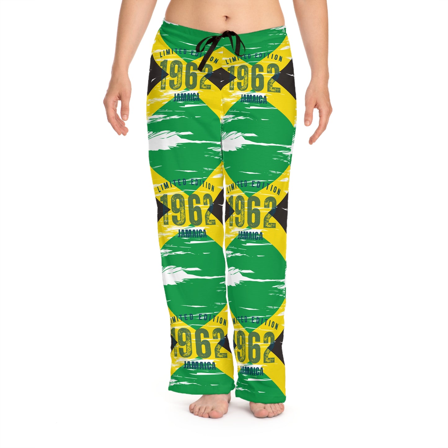 Jamaica 1962 Women's Pajama Pants, Cozy Sleepwear, Relaxation Pants, Gift for Her, Floral Loungewear