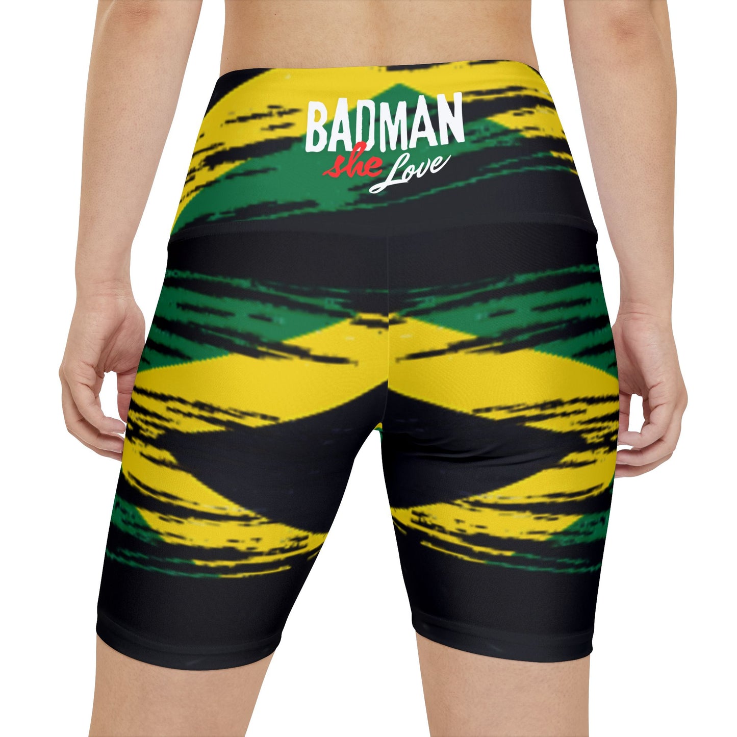 Workout Shorts Badman She Love Design