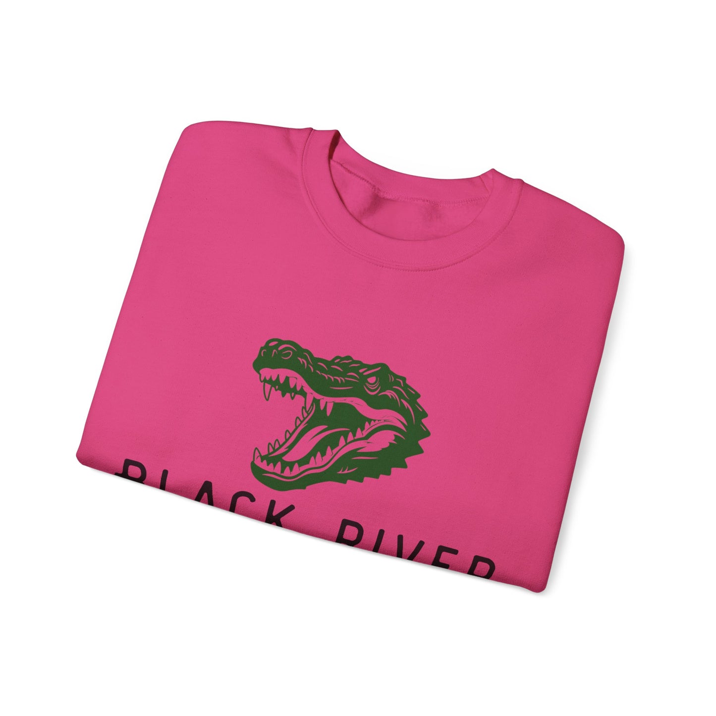 Vintage Black River Crocodile Sweatshirt