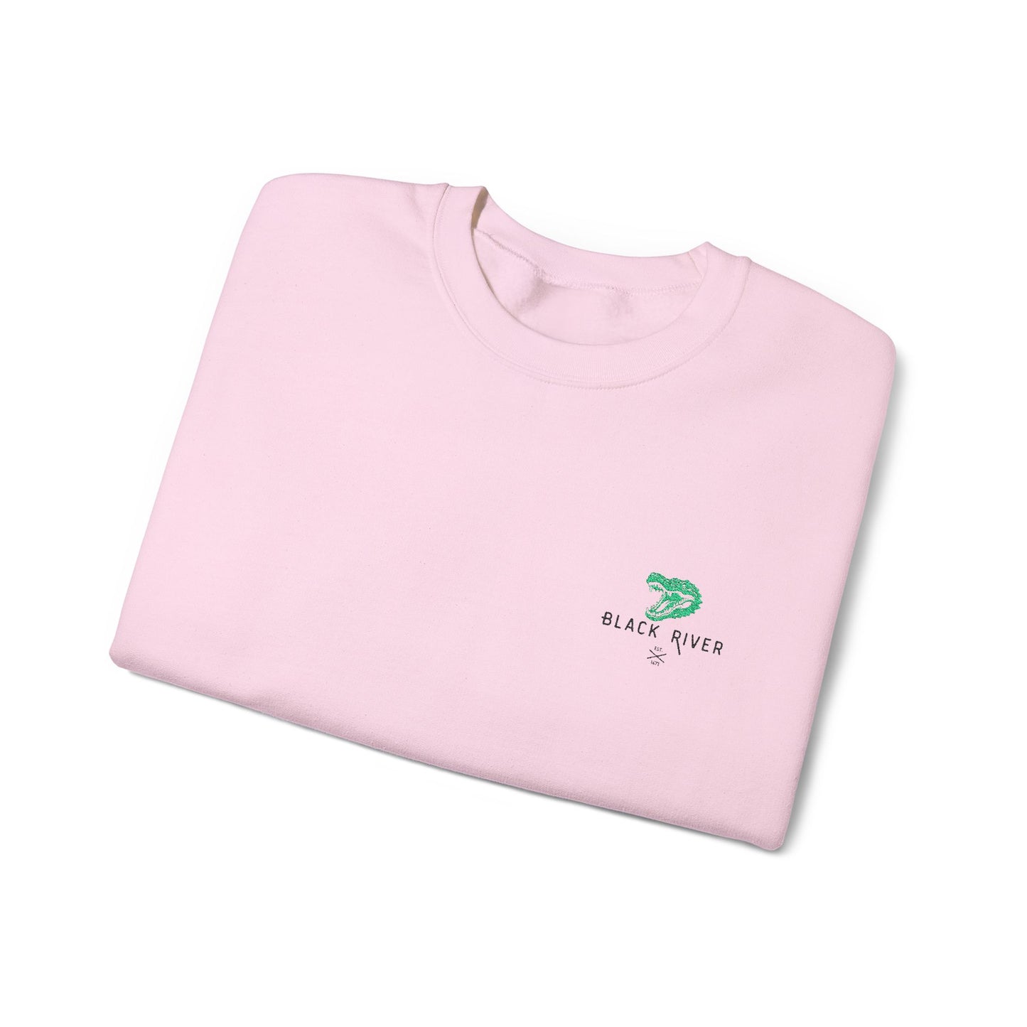 Black River Crewneck Sweatshirt - Cozy Fall Fashion & Casual Gift