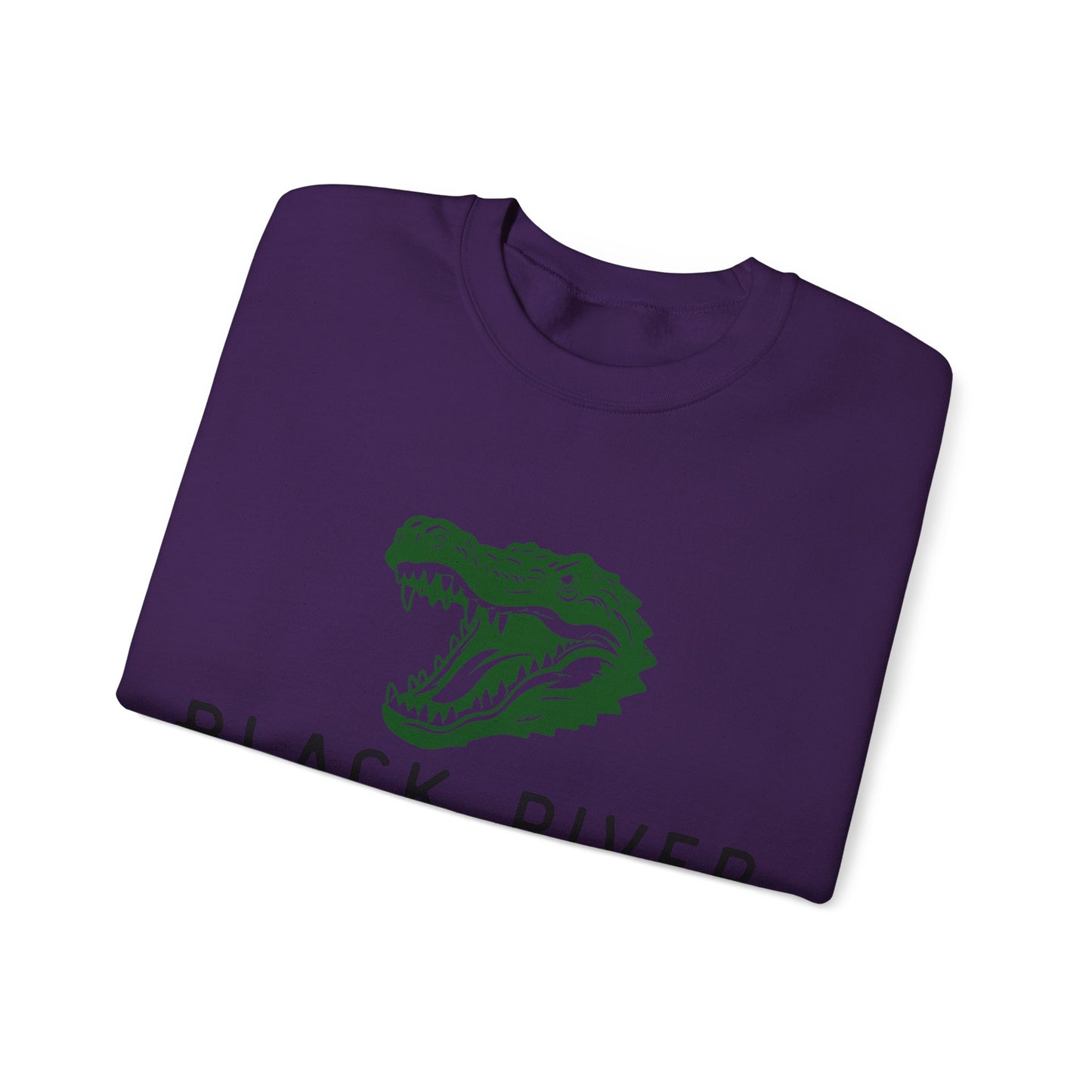 Vintage Black River Crocodile Sweatshirt