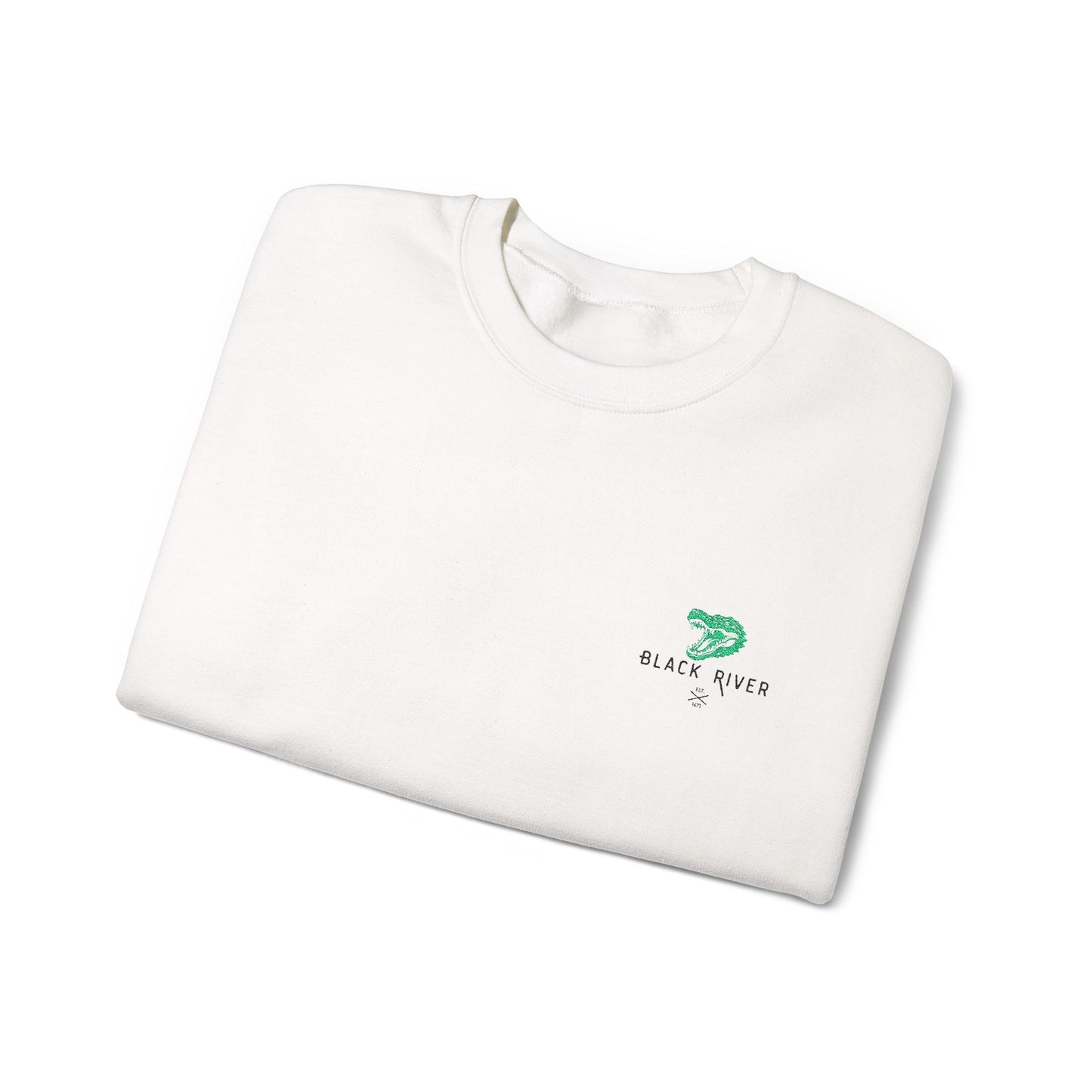 Black River Crewneck Sweatshirt - Cozy Fall Fashion & Casual Gift