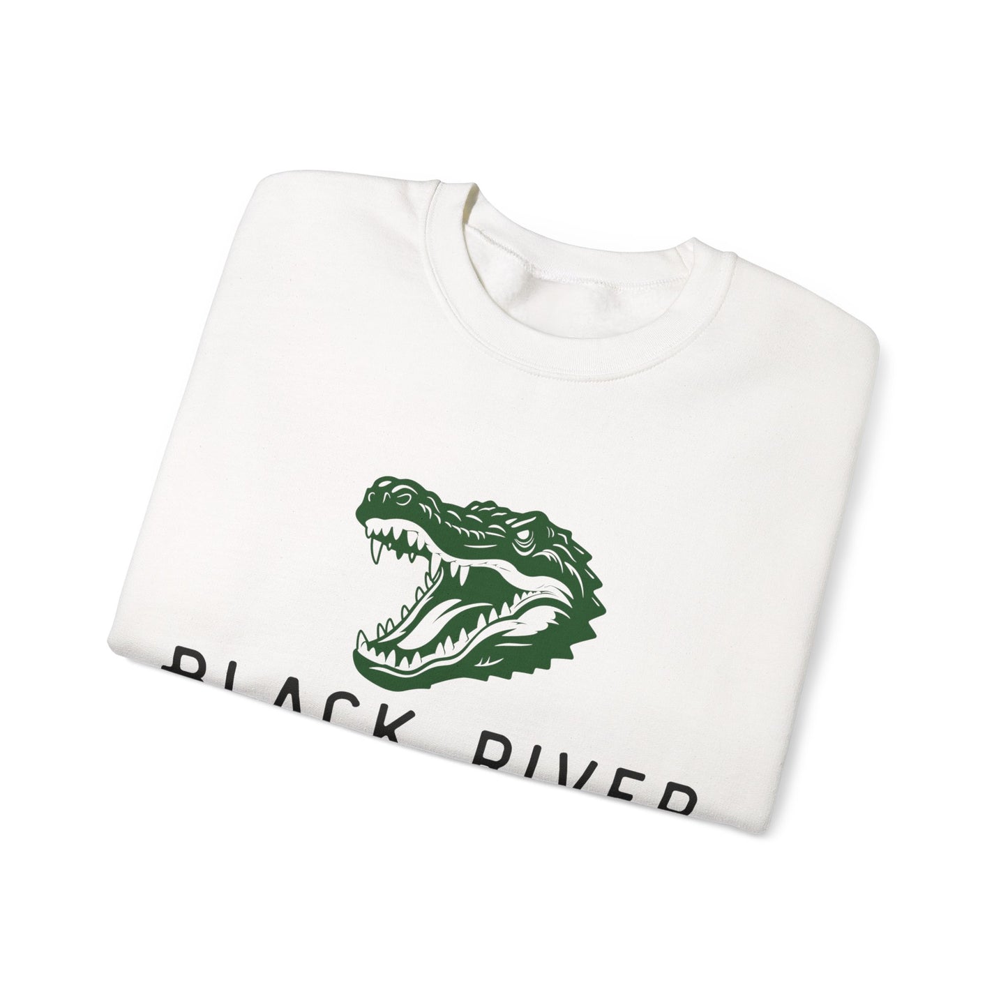 Vintage Black River Crocodile Sweatshirt