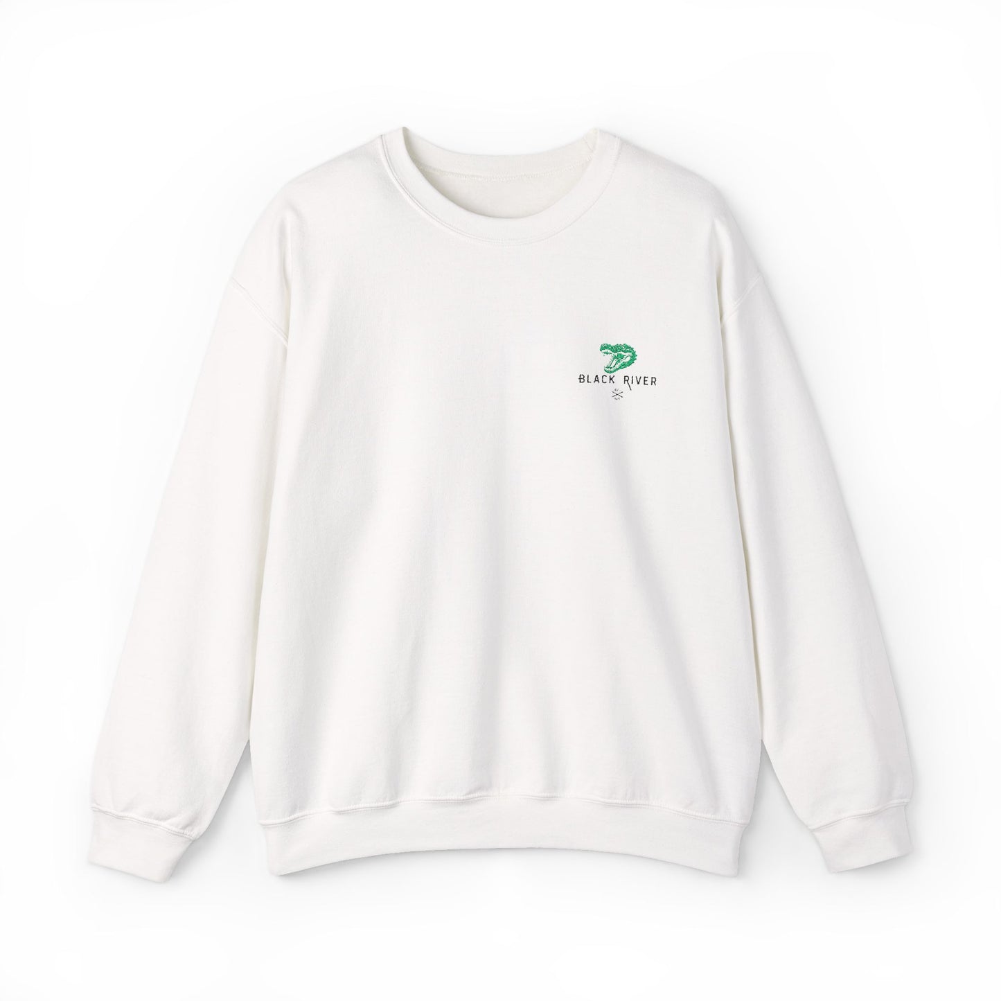 Black River Crewneck Sweatshirt - Cozy Fall Fashion & Casual Gift