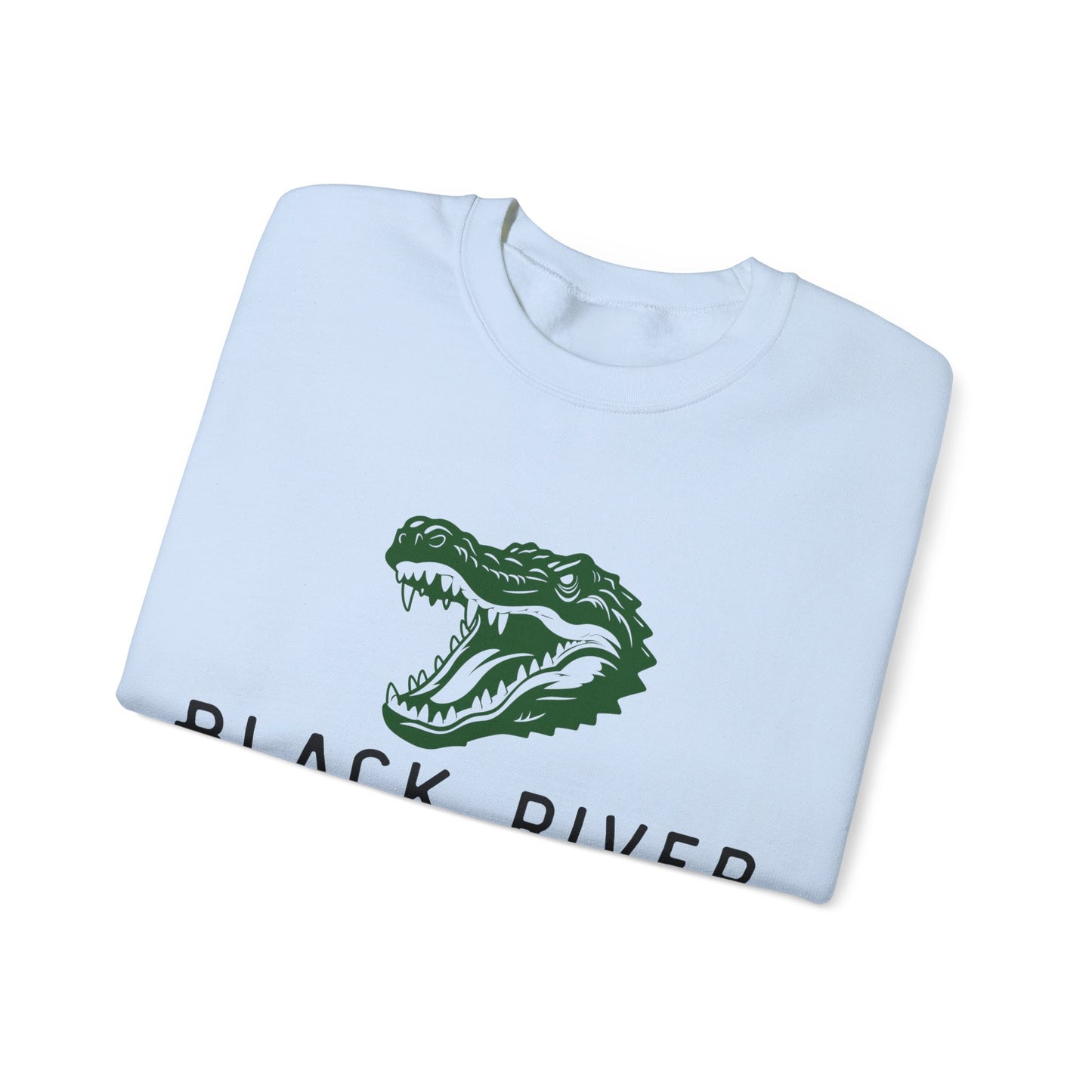 Vintage Black River Crocodile Sweatshirt