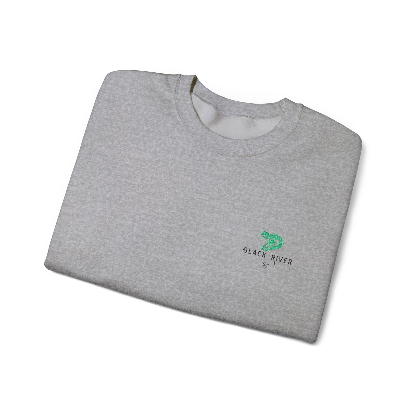 Black River Crewneck Sweatshirt - Cozy Fall Fashion & Casual Gift