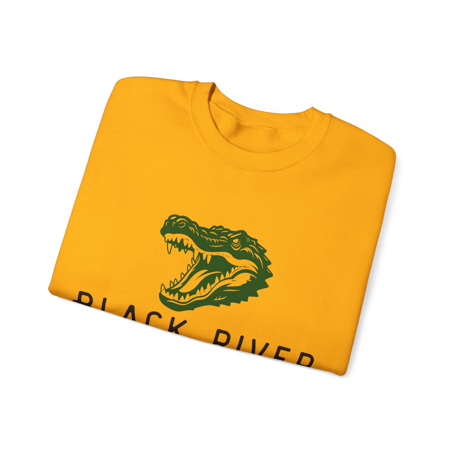 Vintage Black River Crocodile Sweatshirt