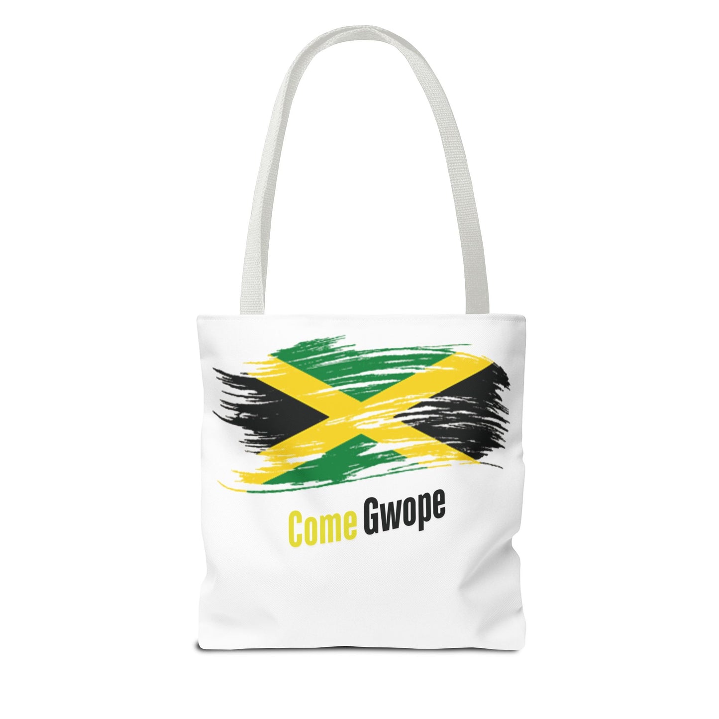 Jamaican Pride Tote Bag - Come Gwope Design for Festivals and Everyday Use