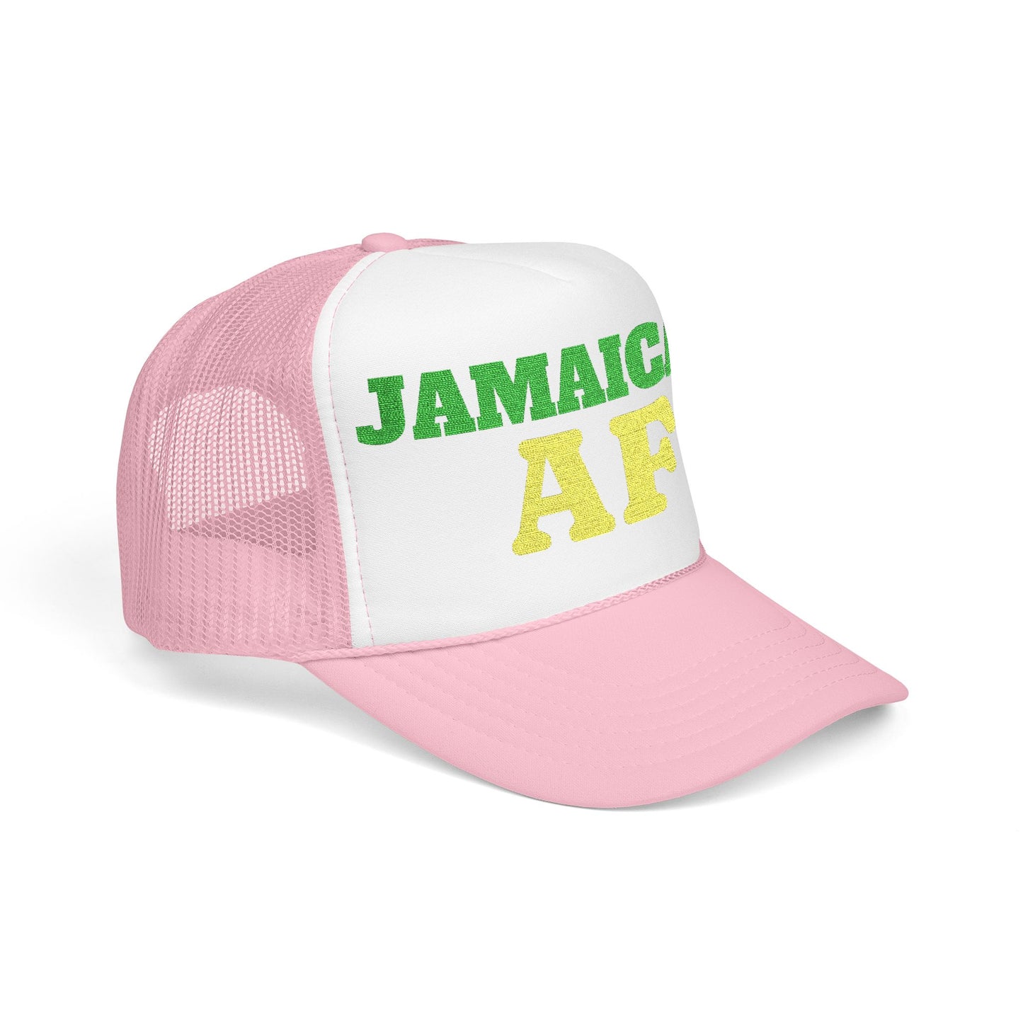 Jamaican AF Trucker Hat, Embroidered Vintage Cap | Hurricane Mellissa Relief