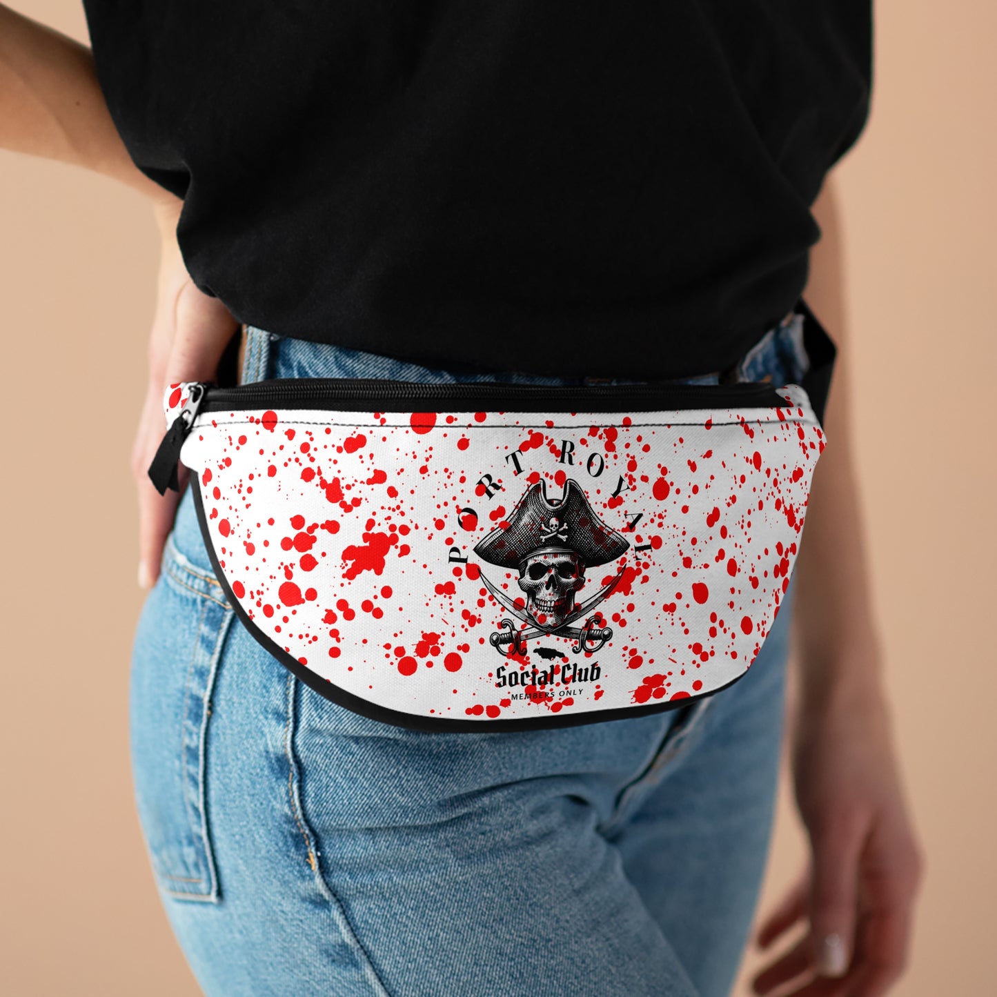 Pirate Fanny Pack, Festival Gear, Halloween Accessory, Adventure Travel Bag, Cosplay Accessory, Unique Gift