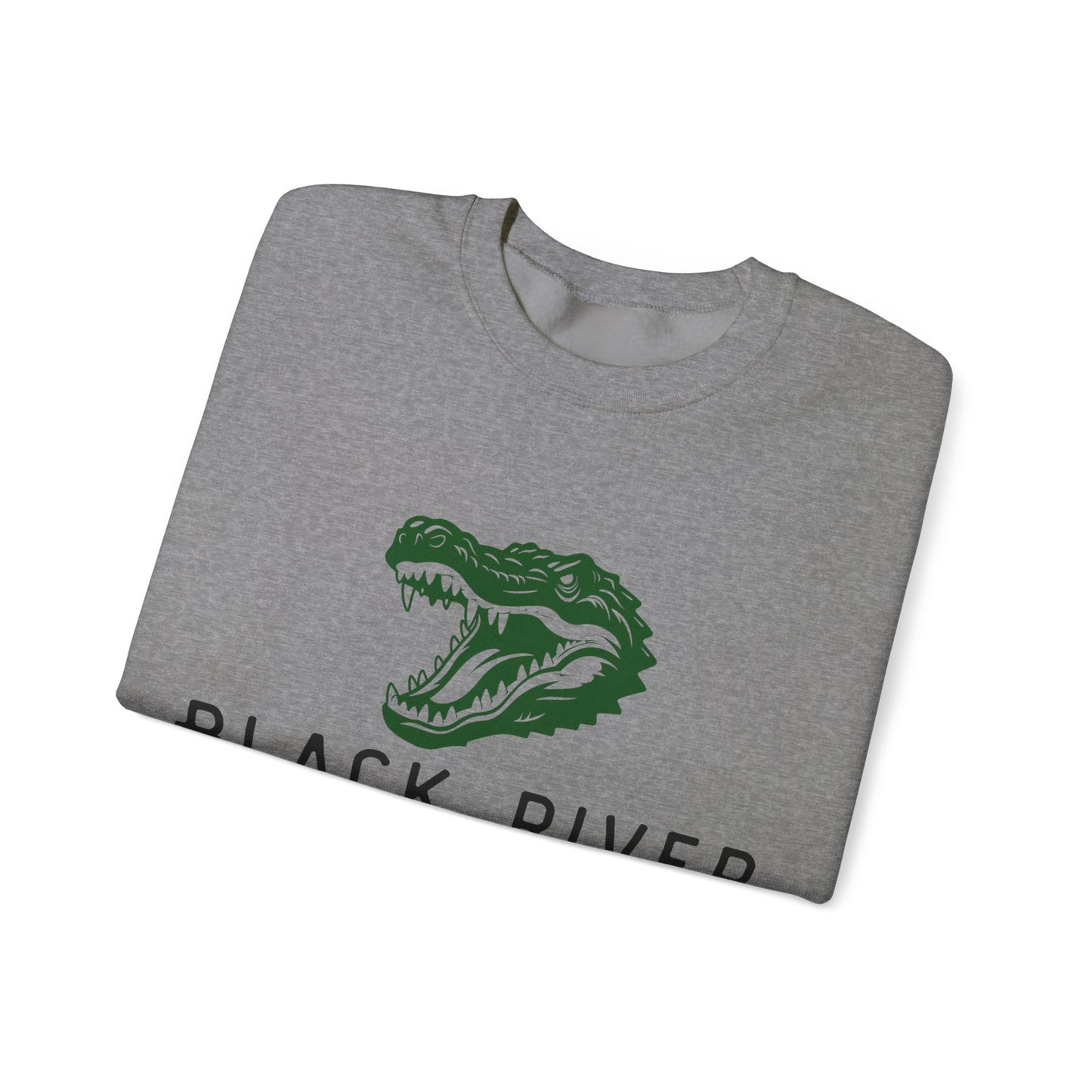 Vintage Black River Crocodile Sweatshirt