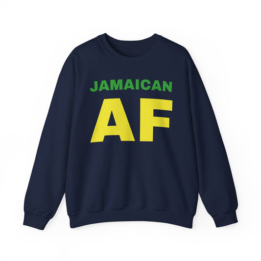 Jamaican AF Sweatshirt - Supporting Hurricane Mellissa Rebuild, Unisex Sweater, Jamaica Support Shirt, Jamaica Relief, Charity Tee