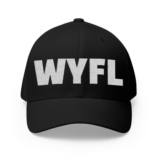 WYFL Embroidered Baseball Cap — Structured Closed-Back Hat