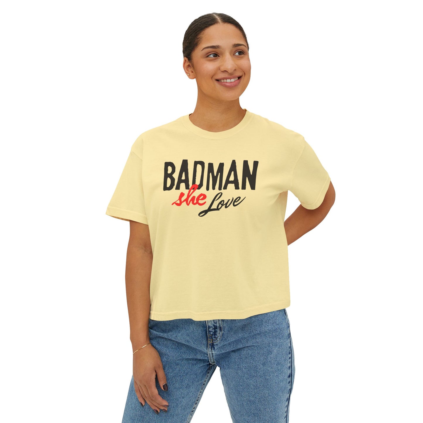 Badman Love Box Tee - Women's Fashion