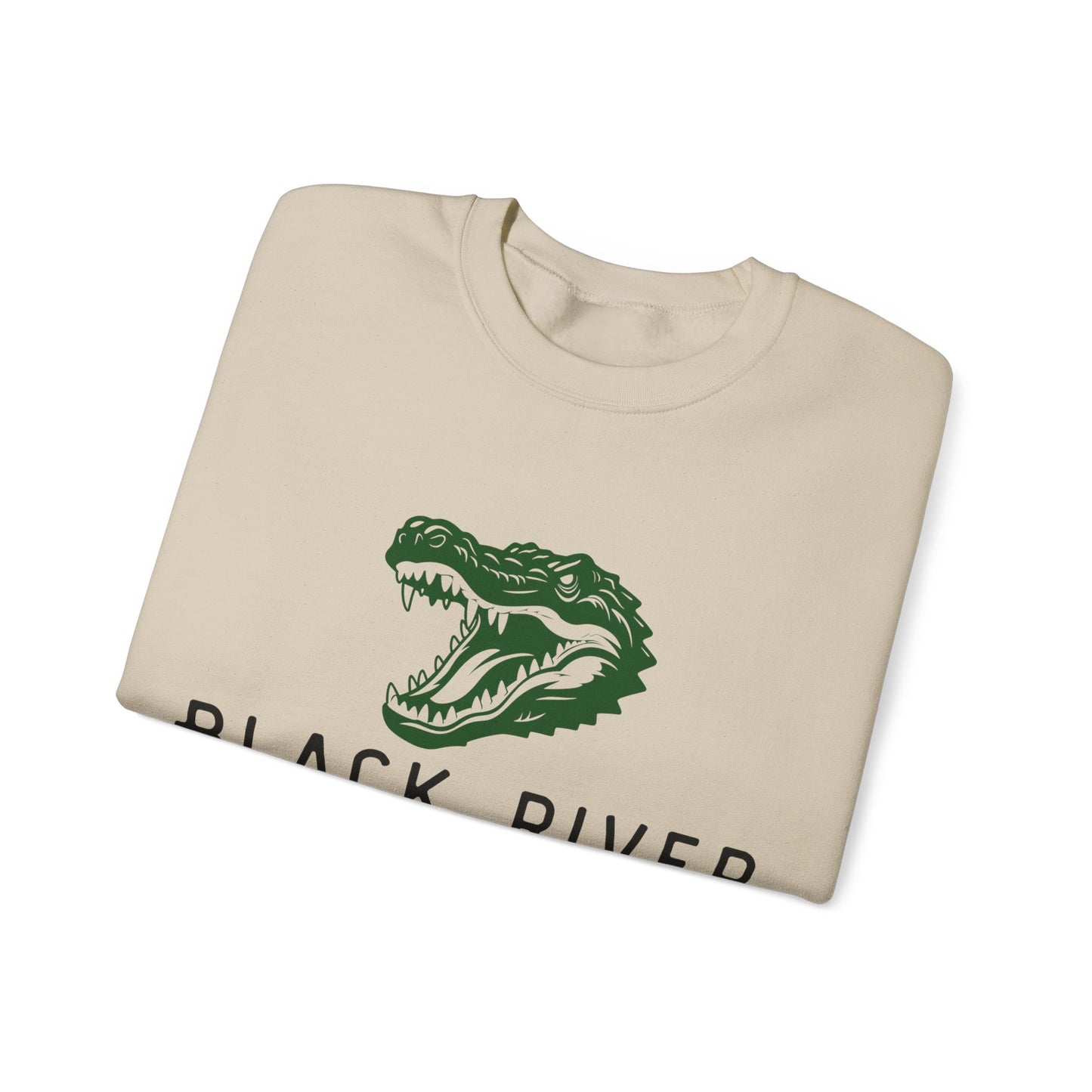 Vintage Black River Crocodile Sweatshirt