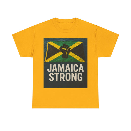 Jamaica Strong Unisex Tee - Hurricane Mellissa Recovery Support Shirt, Caribbean Island Pride Top, Jamaica Relief Fund T-Shirt, Tropical