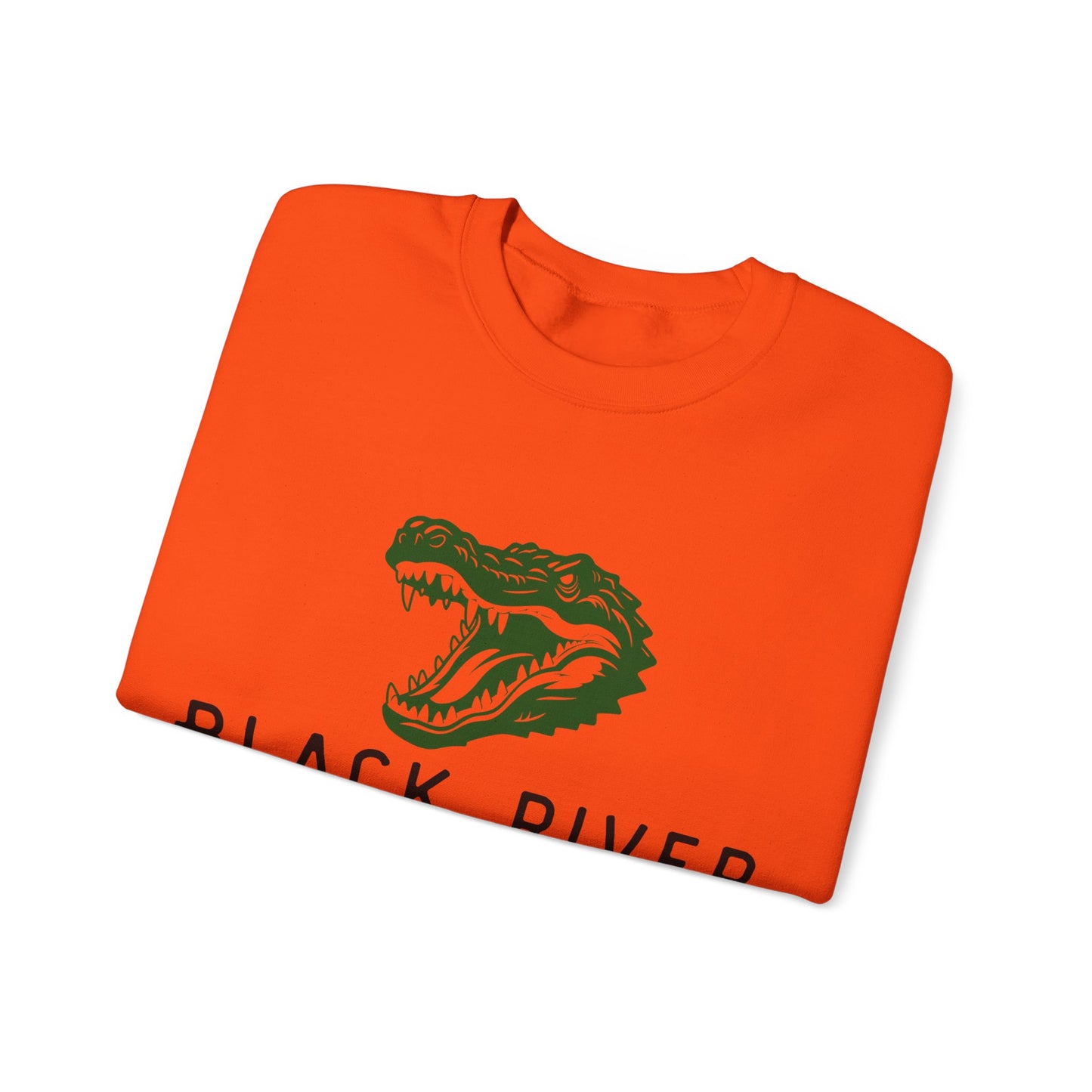 Vintage Black River Crocodile Sweatshirt