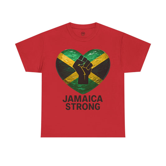 Jamaica Strong Unisex Tee - Supporting Hurricane Mellissa Rebuilding, Caribbean Pride Shirt, Disaster Relief Fundraiser, Jamaica Charity