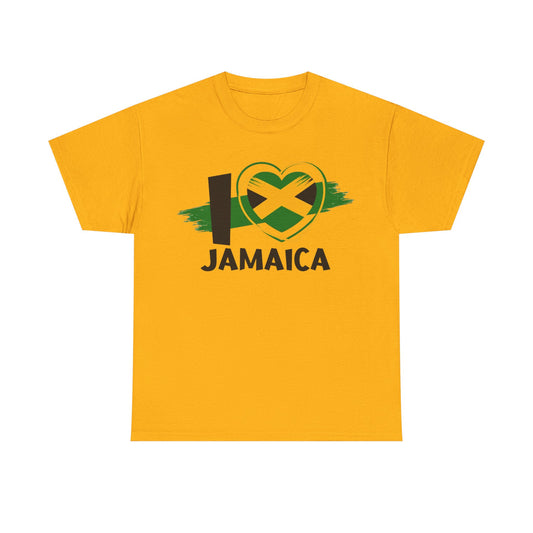 Jamaica Relief Charity T-Shirt — "I Love Jamaica" Hurricane Support Tee